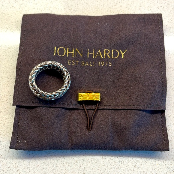 John Hardy Kami Chain Ring, Sterling Silver size 8